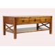 Balmoral 3 Drawer Coffee Table - IN STOCK AND AVAILABLE IN CHESTNUT FINISH