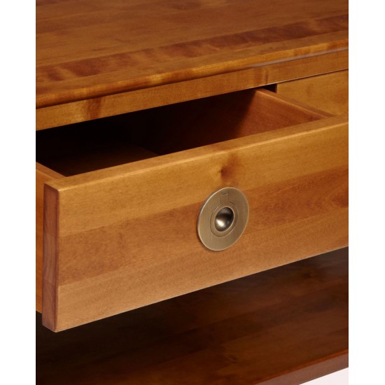 Balmoral 3 Drawer Coffee Table - IN STOCK AND AVAILABLE IN CHESTNUT FINISH