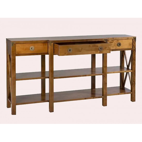 Balmoral 3 Drawer Triple Console Table 