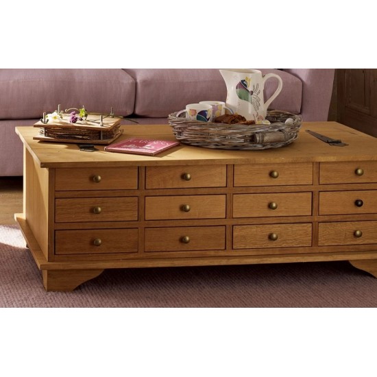 Garrat 12 Drawer Coffee Table 