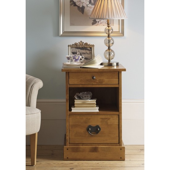 Garrat 2 Drawer Side Table