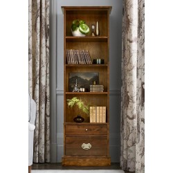 Garrat 2 Drawer Single Bookcase 