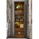 Garrat 2 Drawer Single Bookcase 