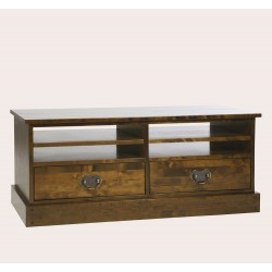 Garrat 2 Drawer TV Unit - IN STOCK AND AVAILABLE IN HONEY WITH FREE DELIVERY