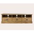 Garrat 3 Drawer TV Unit - WAREHOUSE CLEARANCE ITEM IN HONEY FINISH - LIMITED AVAILABILITY