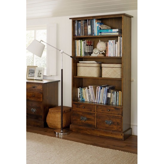 Garrat 4 Drawer Single Bookcase