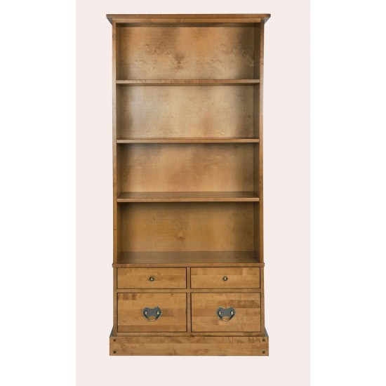 Garrat 4 Drawer Single Bookcase