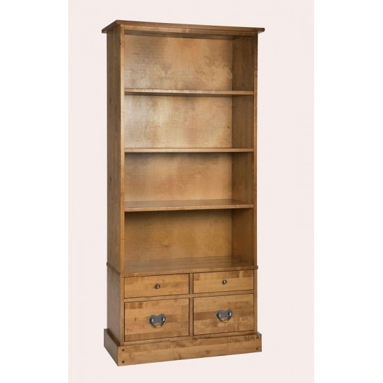 Garrat 4 Drawer Single Bookcase