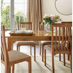Garrat Extending Dining Table - IN STOCK AND AVAILABLE IN CHESTNUT FINISH