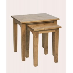 Garrat Nest of 2 Tables - IN STOCK AND AVAILABLE IN CHESTNUT FINISH