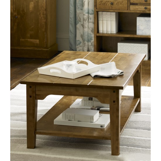 Garrat Rectangular Coffee Table - IN STOCK & AVAILABLE IN CHESTNUT