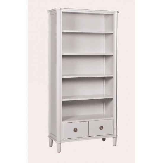 Henshaw 2 Drawer Single Bookcase