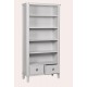 Henshaw 2 Drawer Single Bookcase