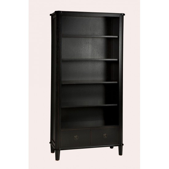 Henshaw 2 Drawer Single Bookcase