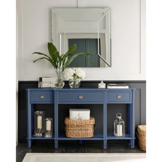 Henshaw 3 Drawer Triple Console Table 