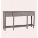 Henshaw 3 Drawer Triple Console Table 