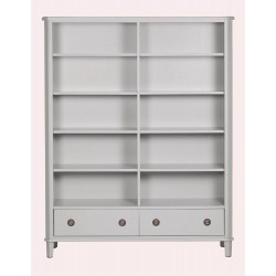 Henshaw 2 Drawer Double Bookcase