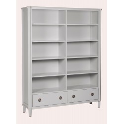 Henshaw 2 Drawer Double Bookcase