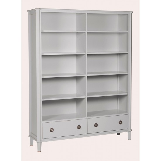 Henshaw 2 Drawer Double Bookcase