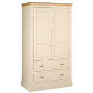 Lundy 2 Drawer Wardrobe - EASTER PROMOTION UNTIL 30-4-2025 - FREE LOVE TO SHOP VOUCHERS FOR ALL ORDERS PLACED THIS MONTH. 