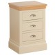 Lundy 3 Drawer Bedside