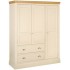 Lundy Ladies Triple Wardrobe With 2 Drawers - EASTER PROMOTION UNTIL 30-4-2025 - FREE LOVE TO SHOP VOUCHERS FOR ALL ORDERS PLACED THIS MONTH. 