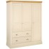 Lundy Ladies Triple Wardrobe With 2 Drawers