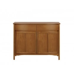 4044 Nathan Shades Shaped 2 Door Display Top with 1904 2 Door Sideboard Base (TK302B & TK302T)