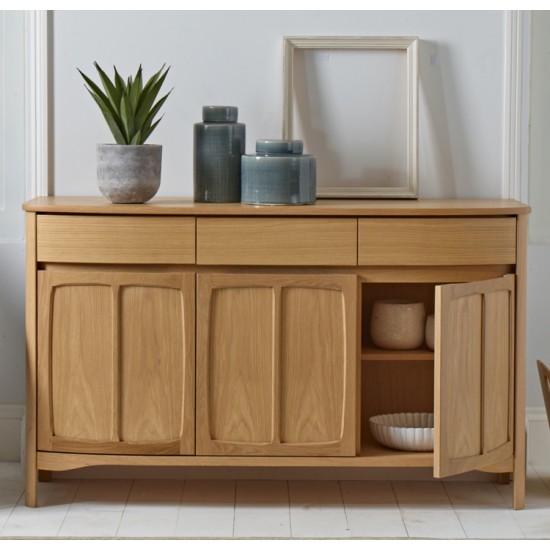 Shadows Shaped 3 Door Sideboard - 303B 