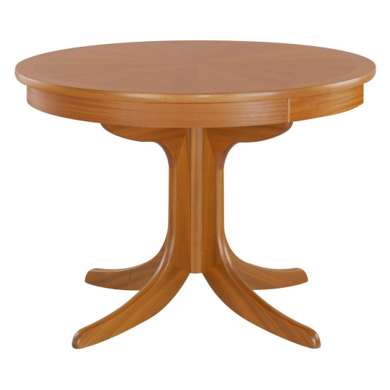 2164 Nathan Shades Circular Pedestal Dining Table with Sunburst Top - TK115