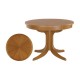 2164 Nathan Shades Circular Pedestal Dining Table with Sunburst Top - TK115