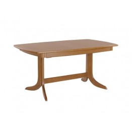 2174 Nathan Shades Extending Boat Shaped Pedestal Dining Table NSD-2174-TK