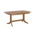 2174 Nathan Shades Extending Boat Shaped Pedestal Dining Table - TK167