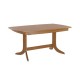 2174 Nathan Shades Extending Boat Shaped Pedestal Dining Table - TK167