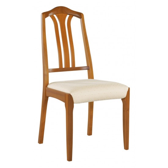 3114 Nathan Slat Back Dining Chair in Teak - TK221