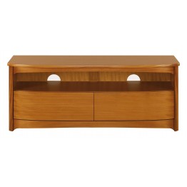 5934 Nathan Shades Shaped TV Unit with Drawers - TK912