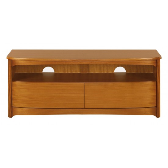 5934 Nathan Shades Shaped TV Unit with Drawers - TK912