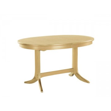 Nathan Oak 2115 Oval Pedestal Dining Table in Oak Finish NCD-2115-OK 
