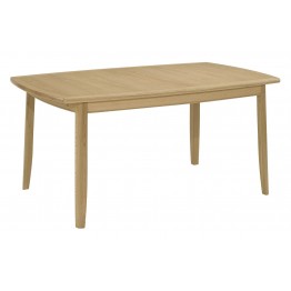 Nathan Oak 2805 Extending Boat Shaped Dining Table on Legs - 168