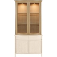 Shadows Two Door Display Top Unit with Sideboard Base - Complete Unit Top and Base (302B & 302T)