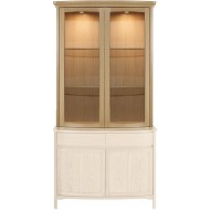 Shadows Two Door Display Top Unit with Sideboard Base - Complete Unit Top and Base (302B & 302T)