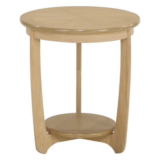 Shadows Sunburst Top Round Lamp Table - 971