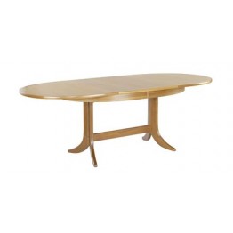 2104 Nathan Classic Large Oval Pedestal Dining Table NCD-2104-TK