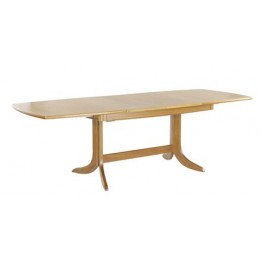 2174 Nathan Shades Extending Boat Shaped Pedestal Dining Table NSD-2174-TK