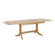 2174 Nathan Shades Extending Boat Shaped Pedestal Dining Table - TK167