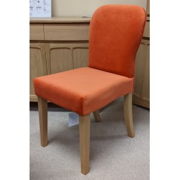 3964 Nathan Upholstered Dining Chair in Teak