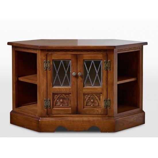 2441 Wood Bros Old Charm Corner Video Cabinet