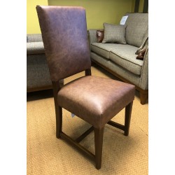 Old Charm Chatsworth OC3214 Dining Chair in Leather