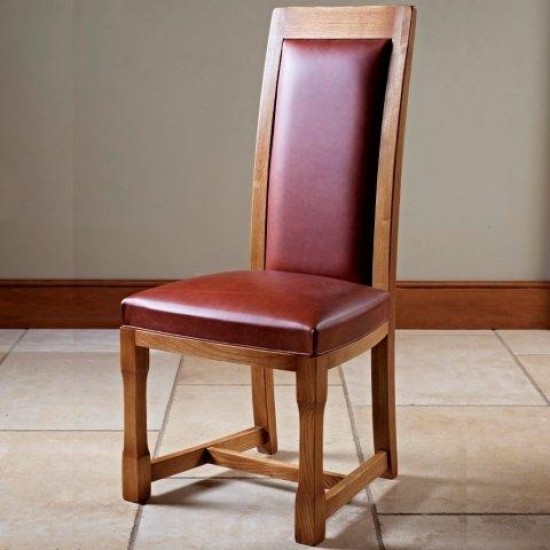 Old Charm Chatsworth CT2899 Dining Chair in Leather