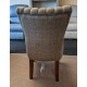 3218 Wood Bros Old Charm Darcy Channel Back Dining Chair in Fabric or Leather